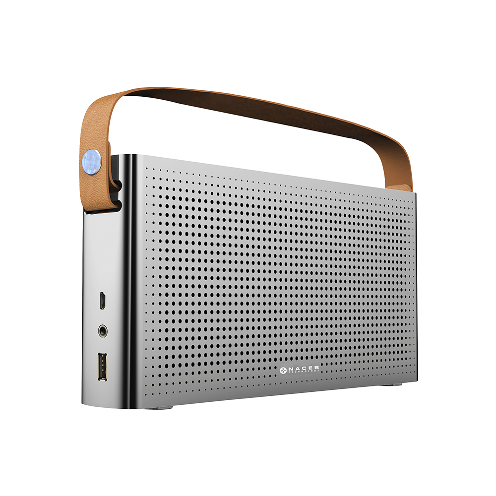 Bocina portátil Bluetooth 360°